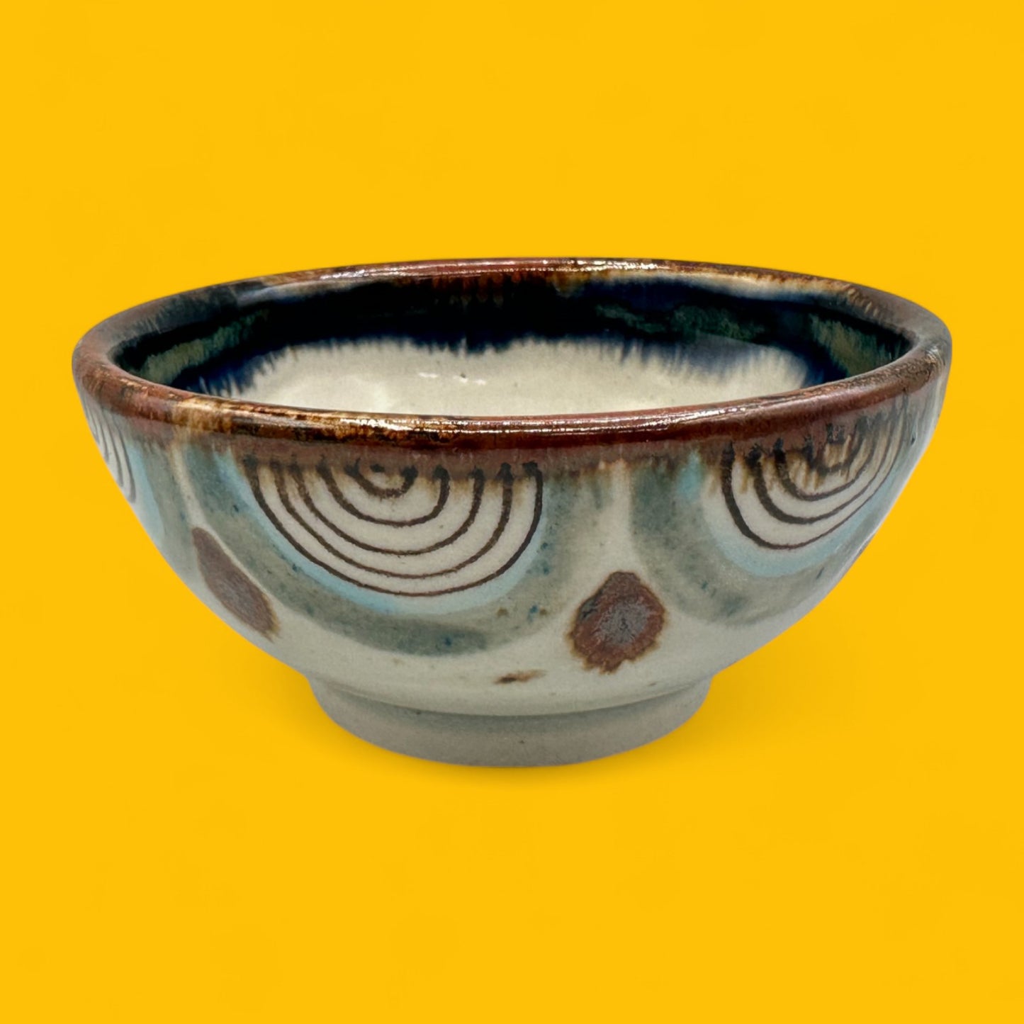 Handmade Ken Edwards Mexican Pottery Bowls – Tonala, Mexico