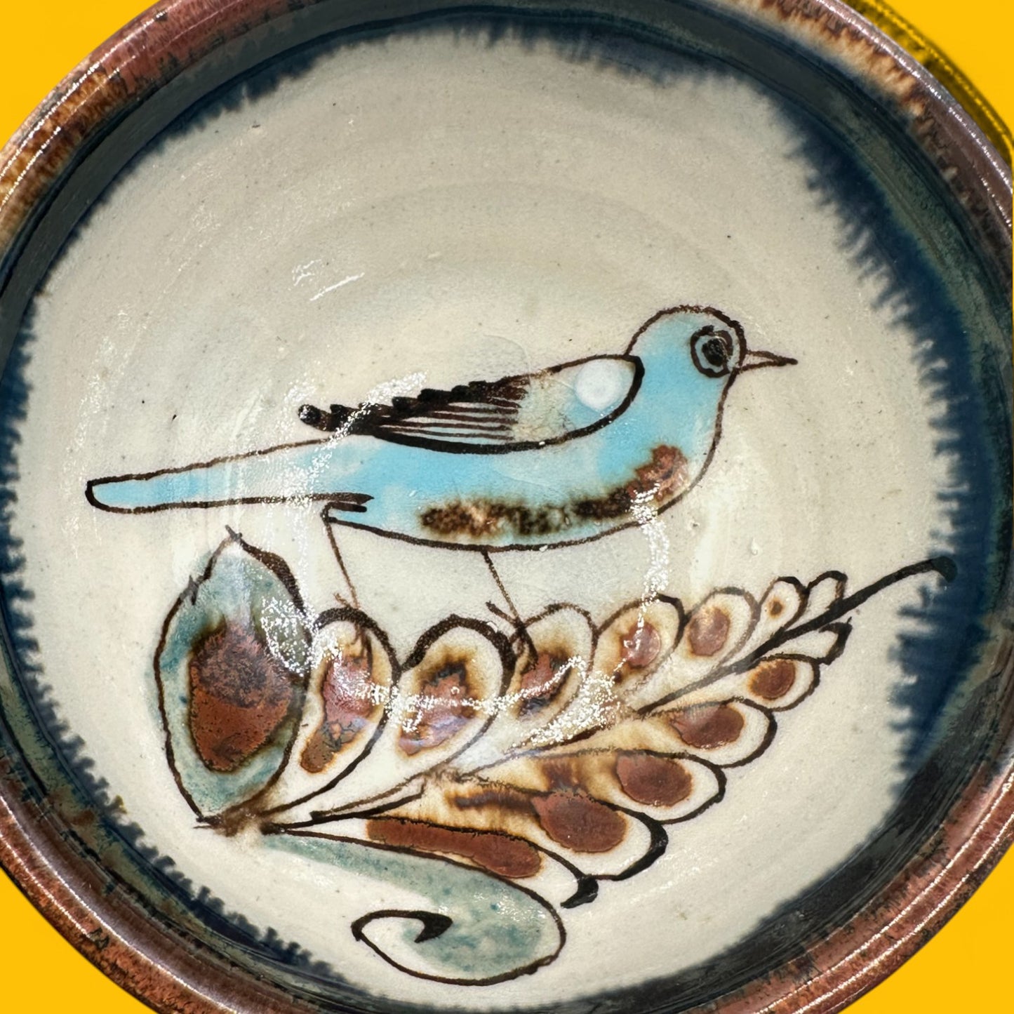 Handmade Ken Edwards Mexican Pottery Bowls – Tonala, Mexico