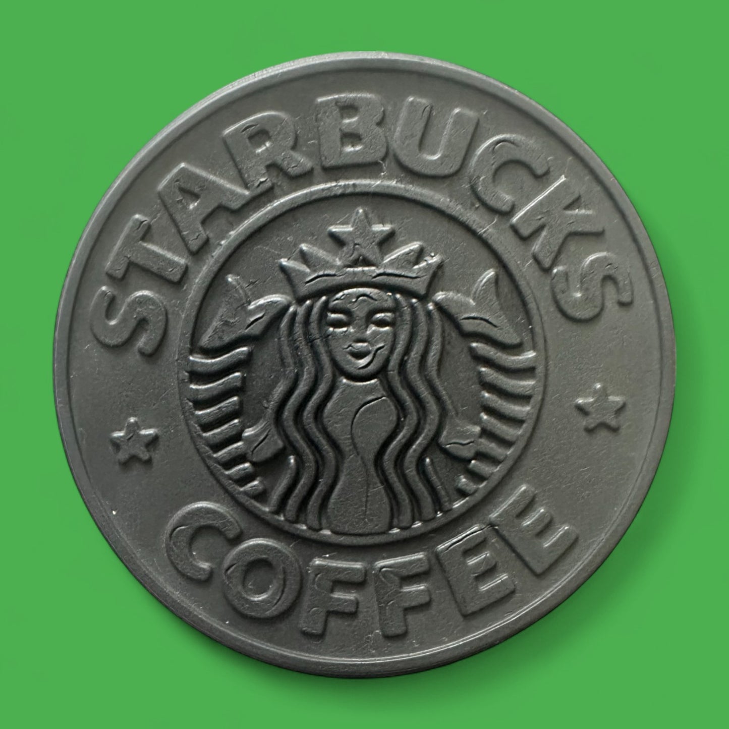 Set of 3 Vintage 1988 Starbucks Siren Rubber Coasters – Made in Canada