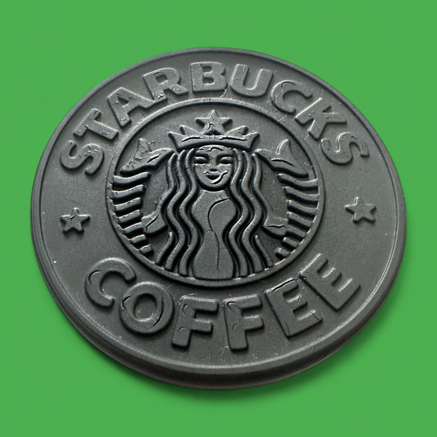 Set of 3 Vintage 1988 Starbucks Siren Rubber Coasters – Made in Canada