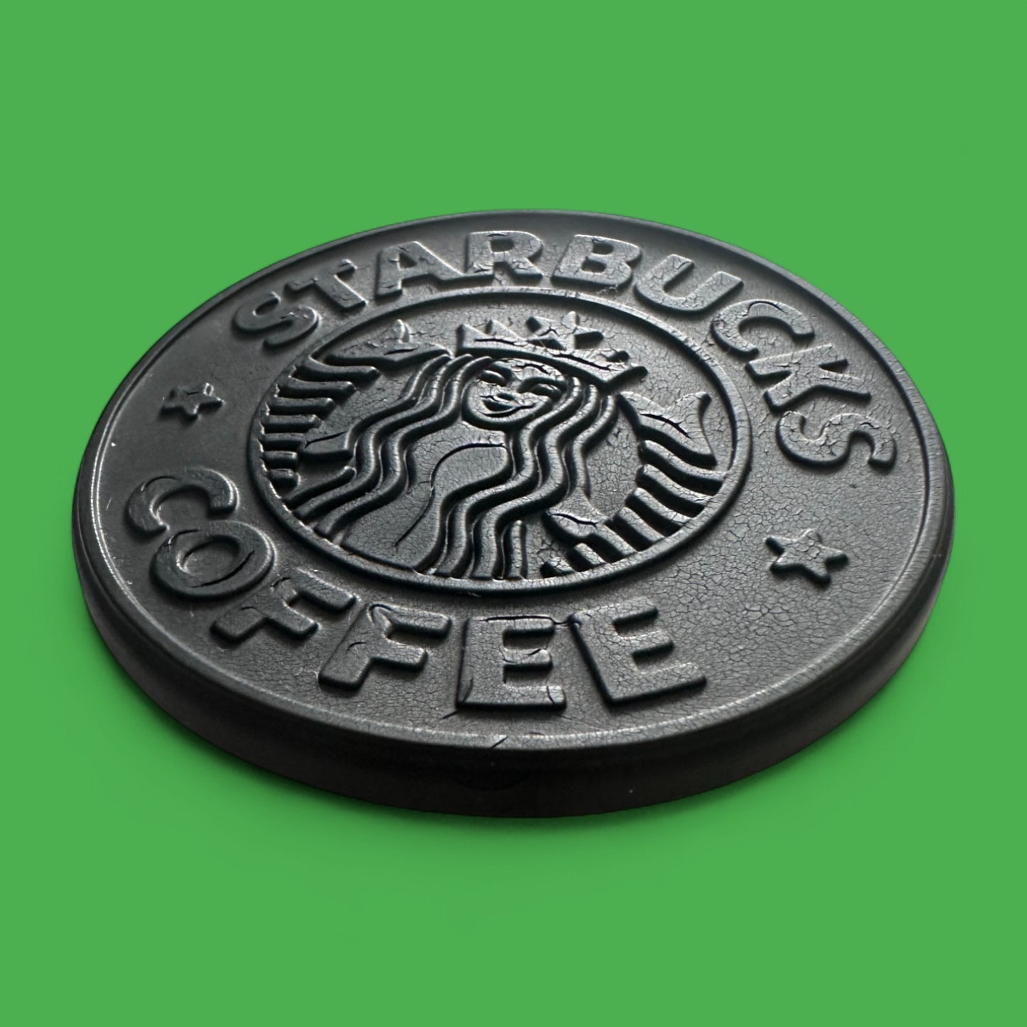 Set of 3 Vintage 1988 Starbucks Siren Rubber Coasters – Made in Canada