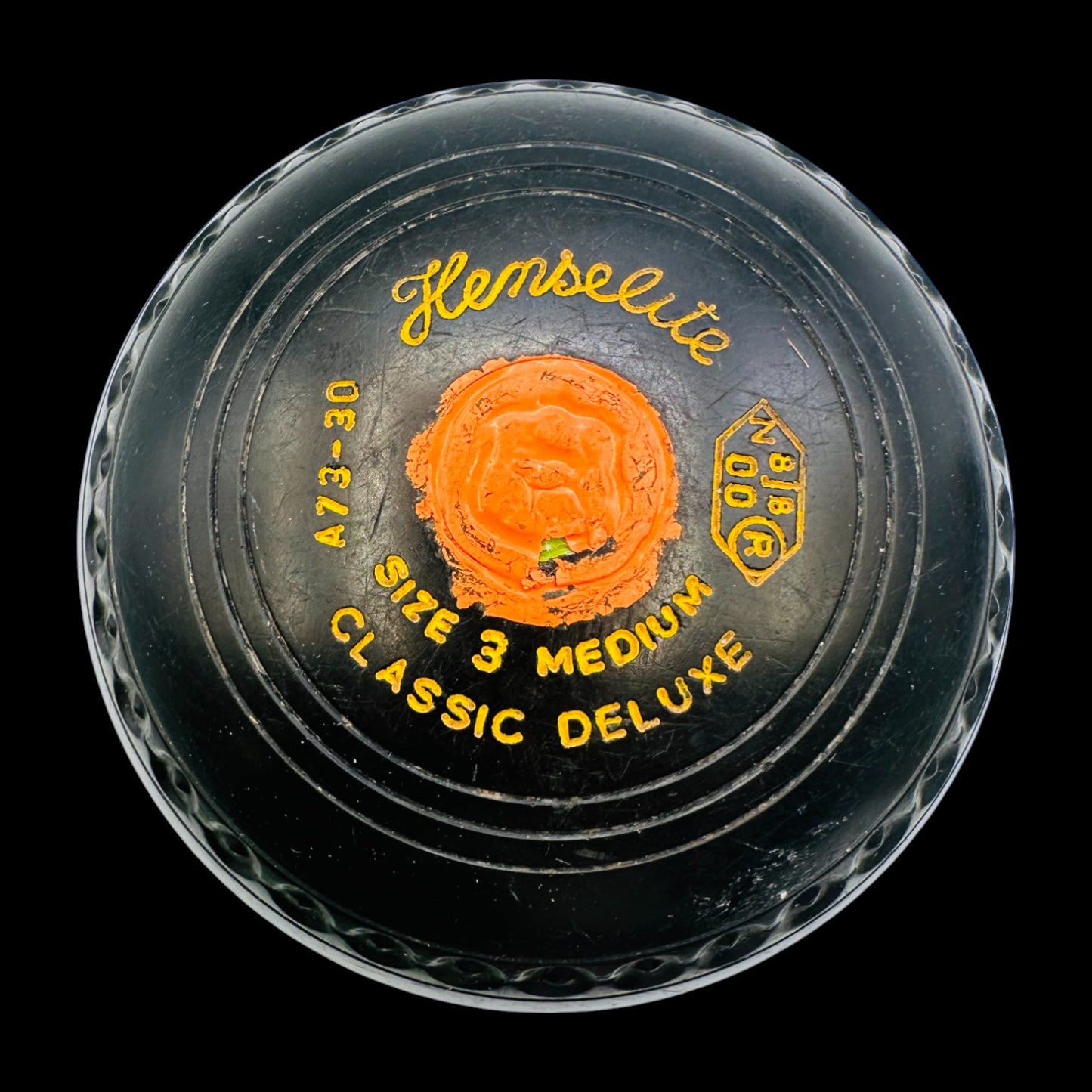 Vintage Henselite Lawn Bowls – Classic Deluxe Size 3 Medium