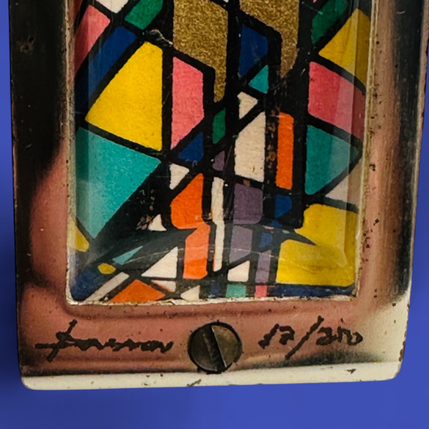 Mezuzah Case by Israeli Artist Noam Naim Basson – Signed & Numbered