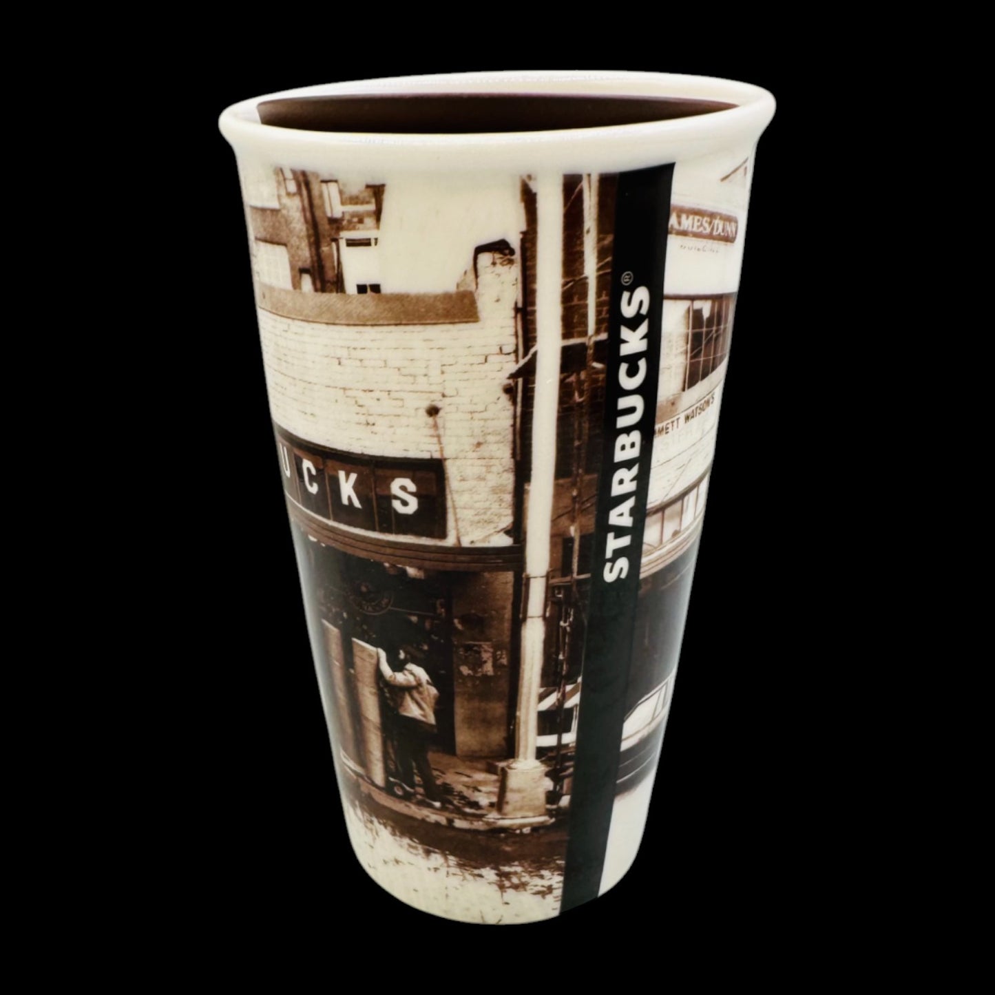 Starbucks 2016 Brown Sepia Delivery Truck Travel Mug 10 fl oz / 296 ml Replacement Mug