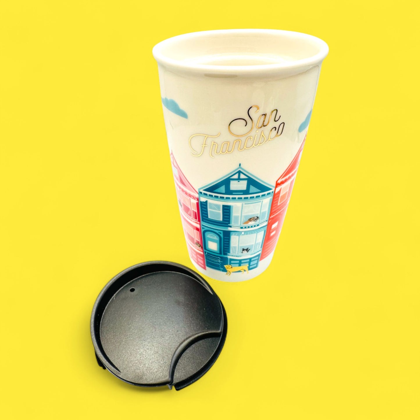 Starbucks San Francisco California Ceramic Travel Mug Replacement Mug
