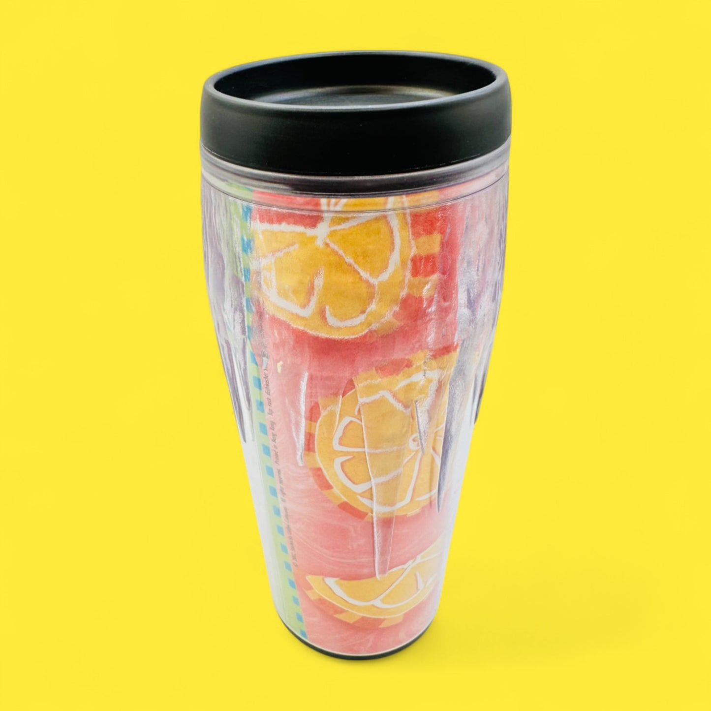 Vintage Starbucks Barista Summer Travel Tumbler 2002 – Rare Orange Pink Replacement Mug
