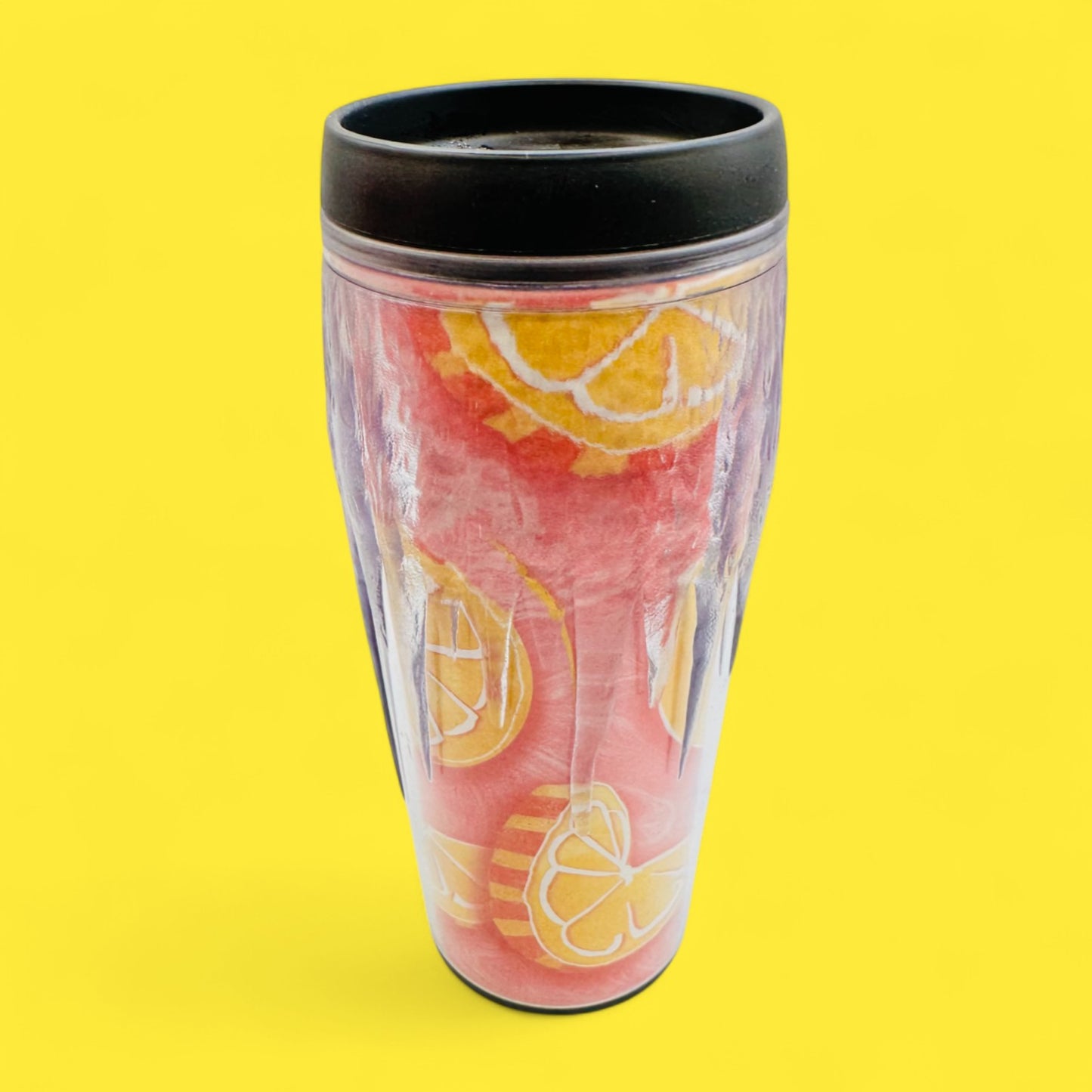 Vintage Starbucks Barista Summer Travel Tumbler 2002 – Rare Orange Pink Replacement Mug