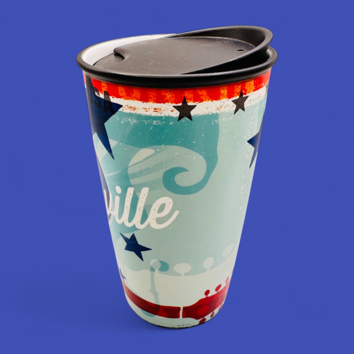 Starbucks 2016 Nashville Music City Ceramic Travel Tumbler