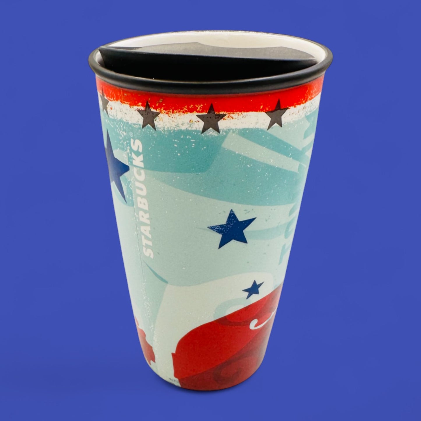 Starbucks 2016 Nashville Music City Ceramic Travel Tumbler