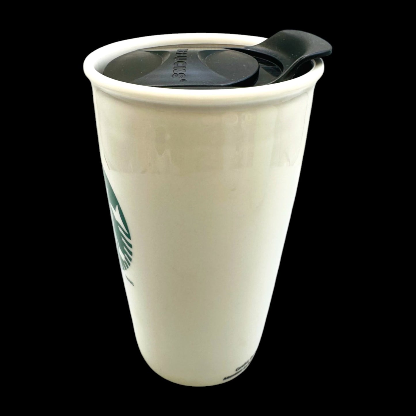 Starbucks 2011 Green Siren Logo Ceramic Travel Tumbler