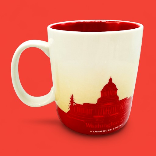 Starbucks Vintage Washington DC Global Icon Mug – Replacement Mug