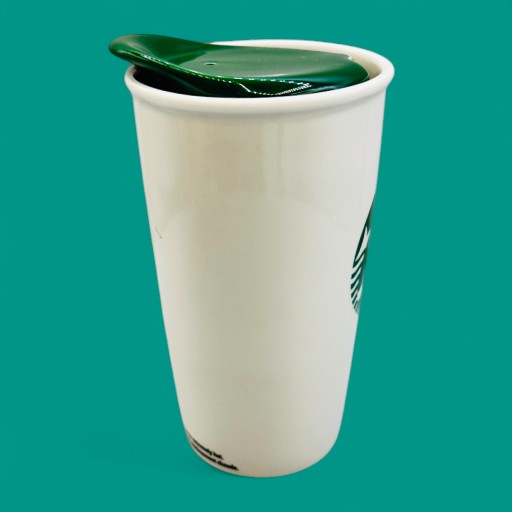 Starbucks Travel Tumbler with Ceramic Lid – 2014 Collectible Mug 12 fl oz