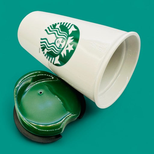 Starbucks Travel Tumbler with Ceramic Lid – 2014 Collectible Mug 12 fl oz