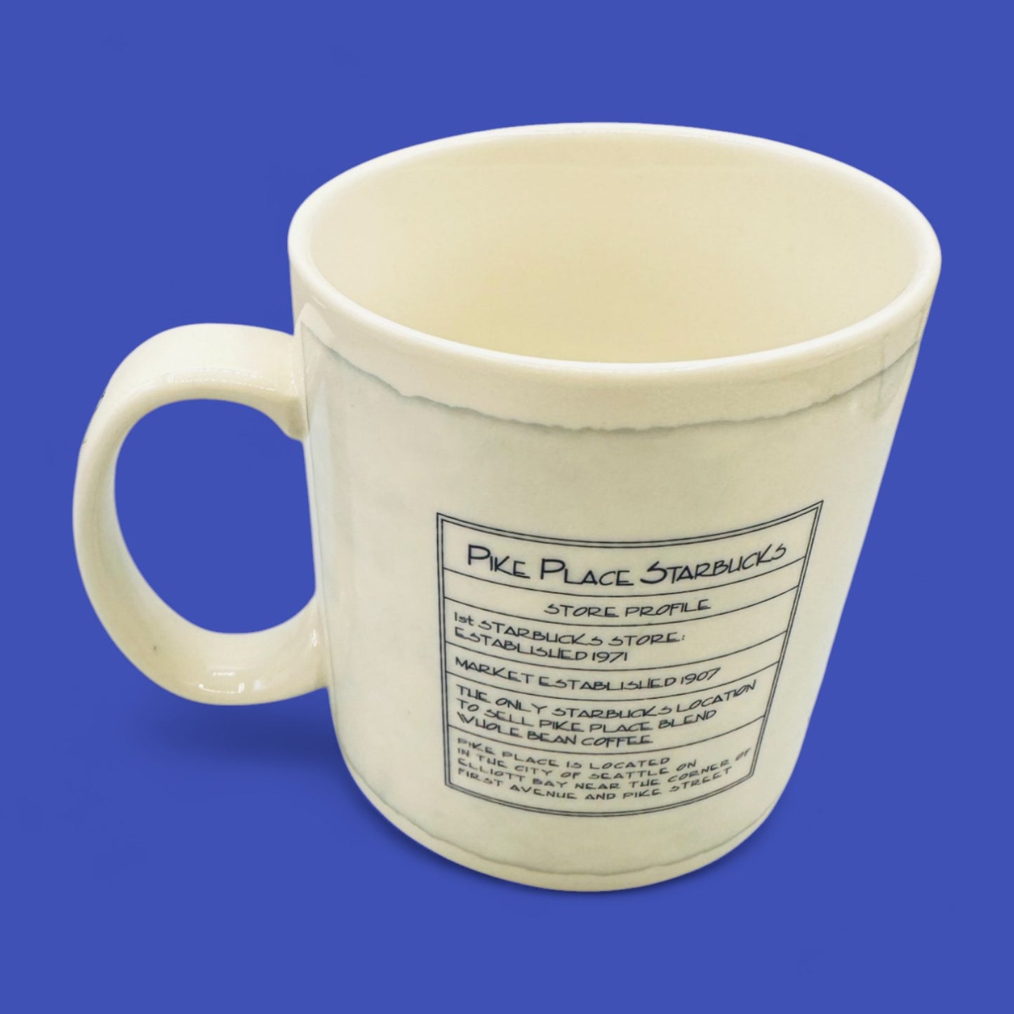 Starbucks Pike Place Architects Series Mug 2008 – Replacement Mug