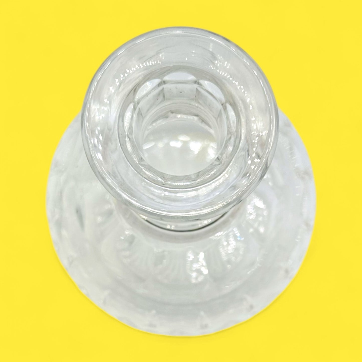 Vintage Stuart Crystal Whiskey Decanter – Mid-Century Round Barware