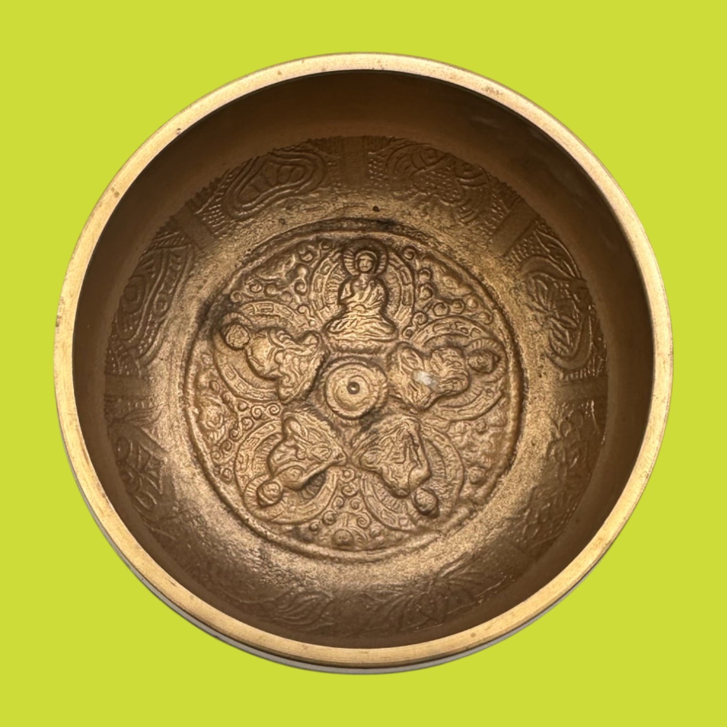 Brass Tibetan Buddhist Singing Bowl – Meditation & Healing 4.25" Replacement Bowl