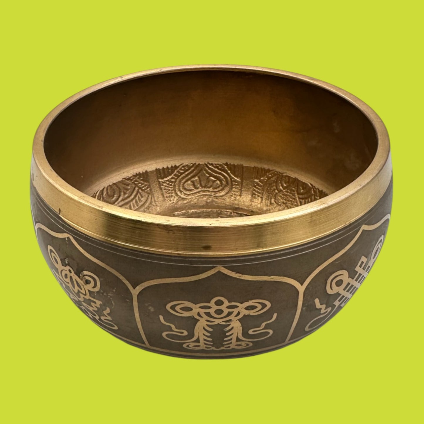 Brass Tibetan Buddhist Singing Bowl – Meditation & Healing 4.25" Replacement Bowl