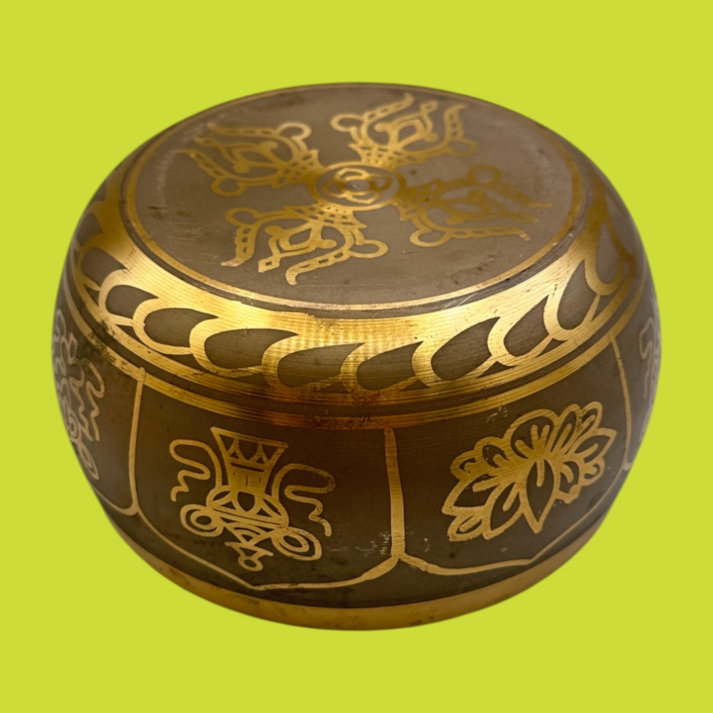 Brass Tibetan Buddhist Singing Bowl – Meditation & Healing 4.25" Replacement Bowl