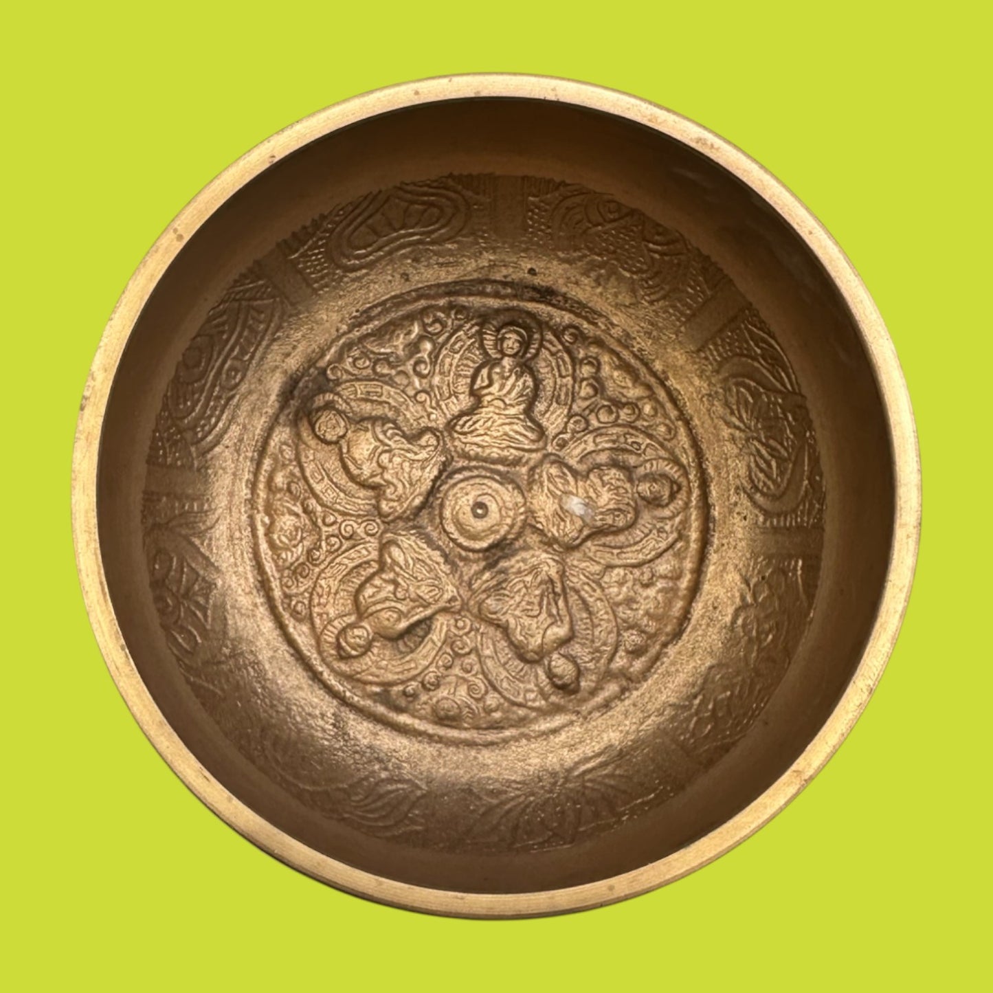 Brass Tibetan Buddhist Singing Bowl – Meditation & Healing 4.25" Replacement Bowl