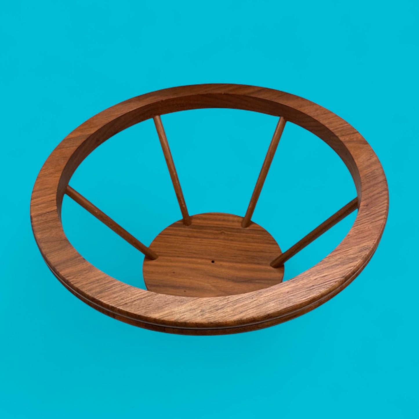 Vintage Teak and Glass Salad Bowl – 1960s Canadian MCM