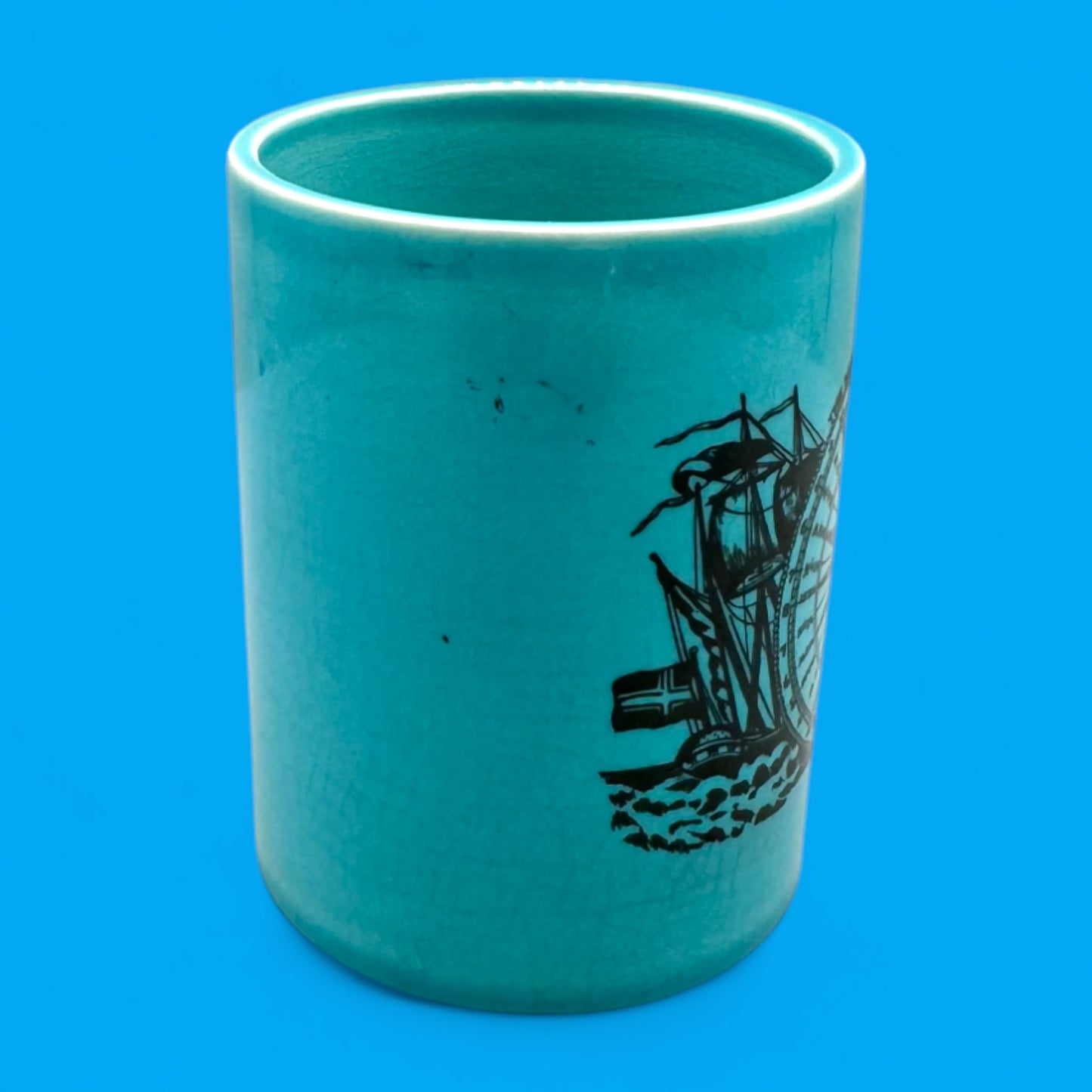 Portmeirion Pottery Nautical Mariners Compass Replacement Mug - Vintage 1960s