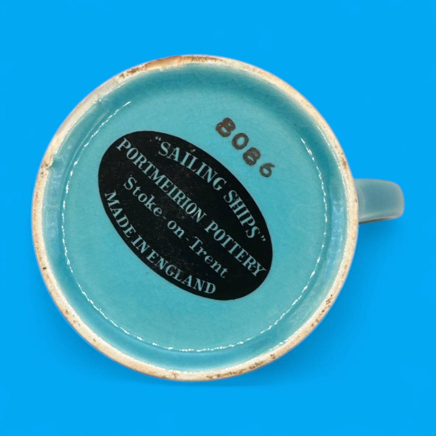 Portmeirion Pottery Nautical Mariners Compass Replacement Mug - Vintage 1960s