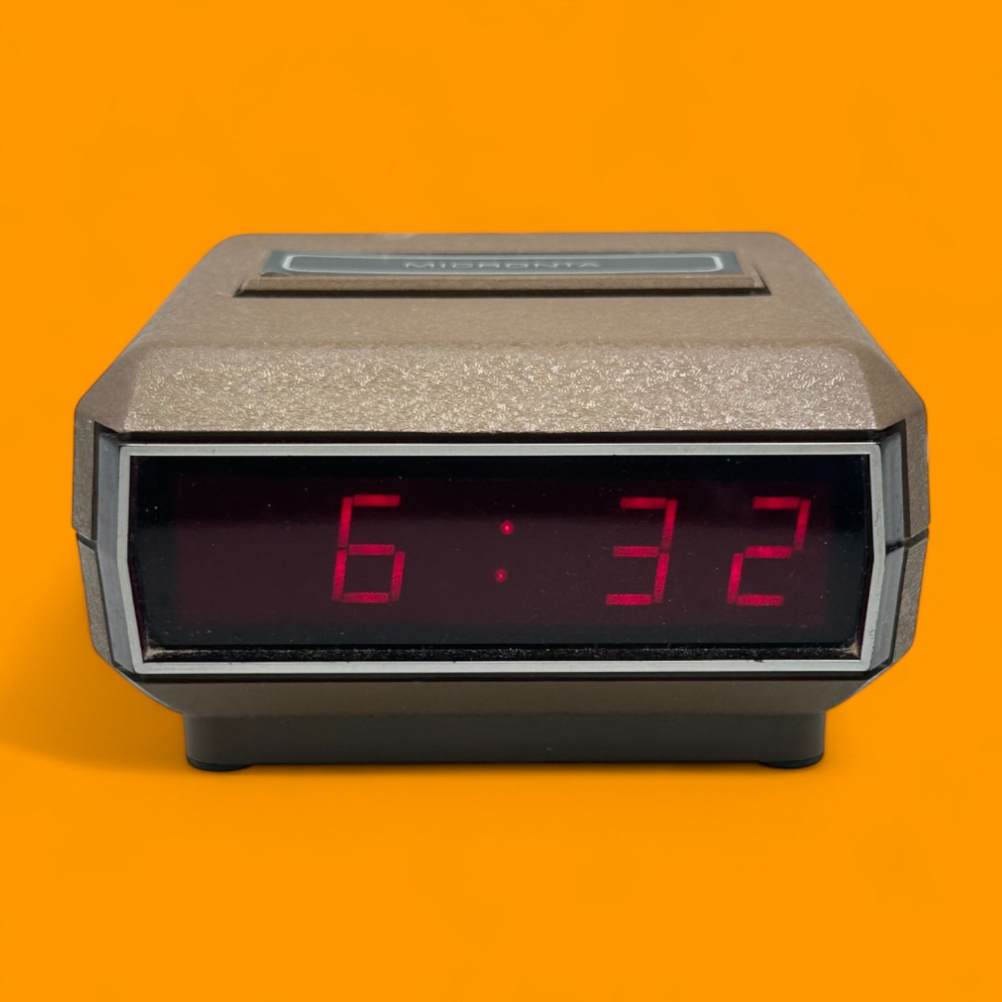 Vintage Micronta Digital Alarm Clock with Red LED Display