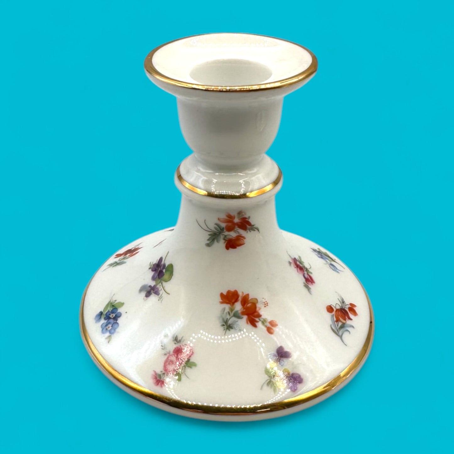Vintage Gloria Porcelain Candle Holders – Bayreuth West Germany