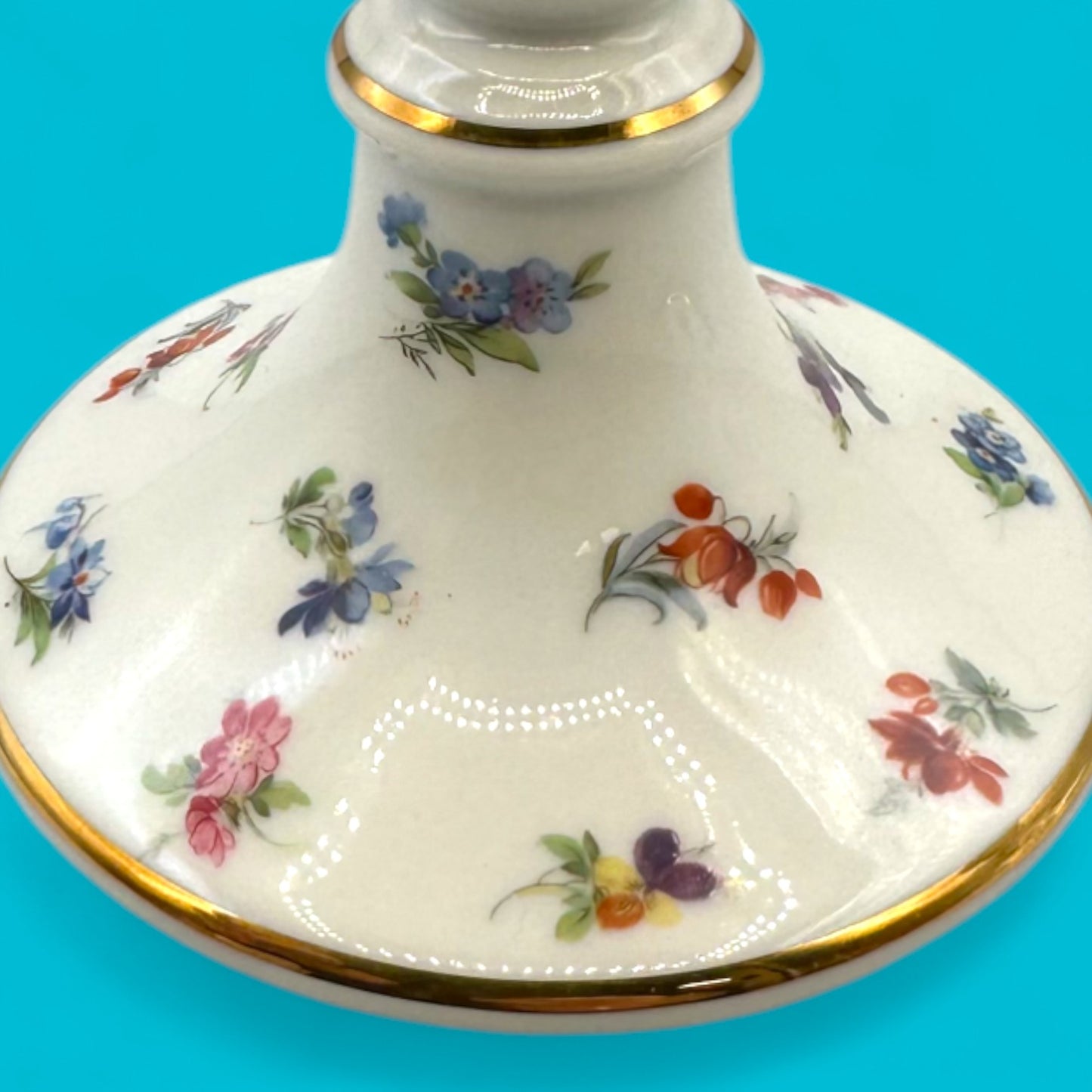 Vintage Gloria Porcelain Candle Holders – Bayreuth West Germany
