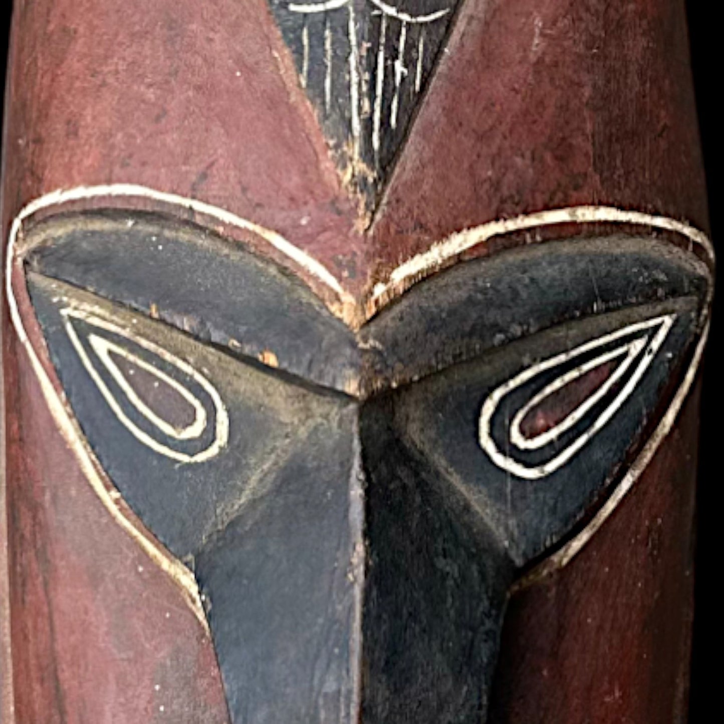 Papua New Guinea Sepik Ceremonial Mask Hand Carved Tribal Art