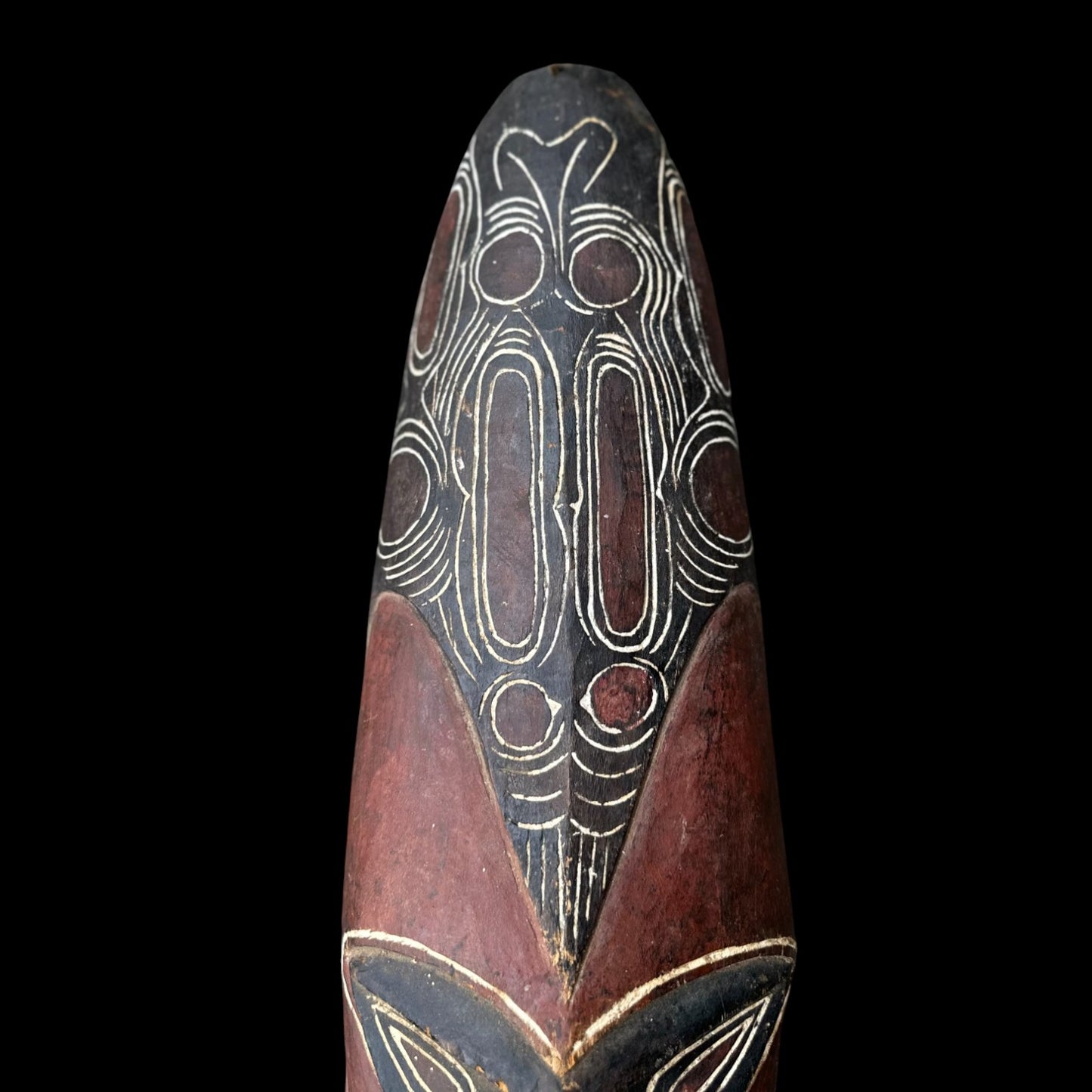 Papua New Guinea Sepik Ceremonial Mask Hand Carved Tribal Art