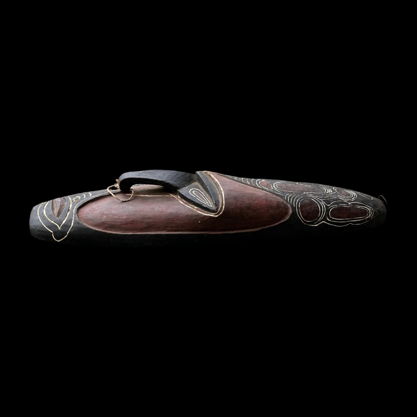 Papua New Guinea Sepik Ceremonial Mask Hand Carved Tribal Art
