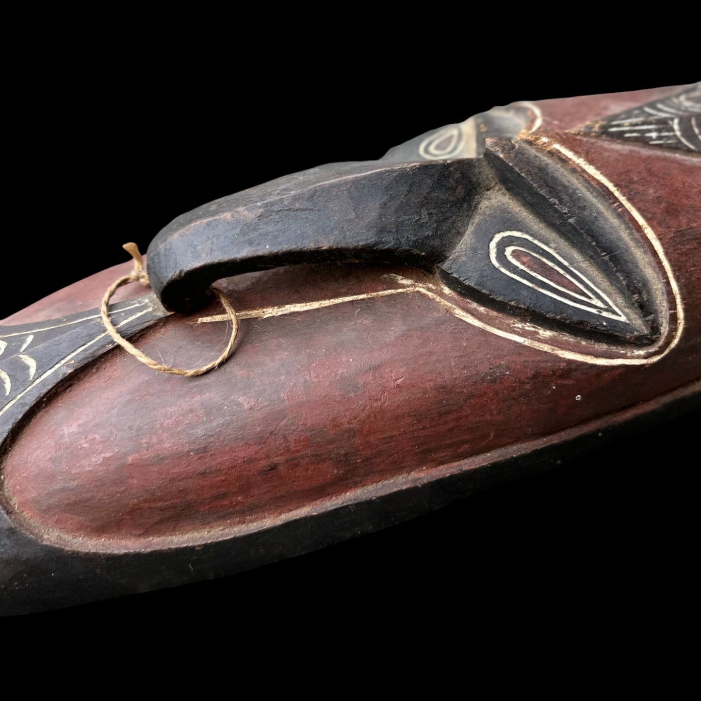 Papua New Guinea Sepik Ceremonial Mask Hand Carved Tribal Art