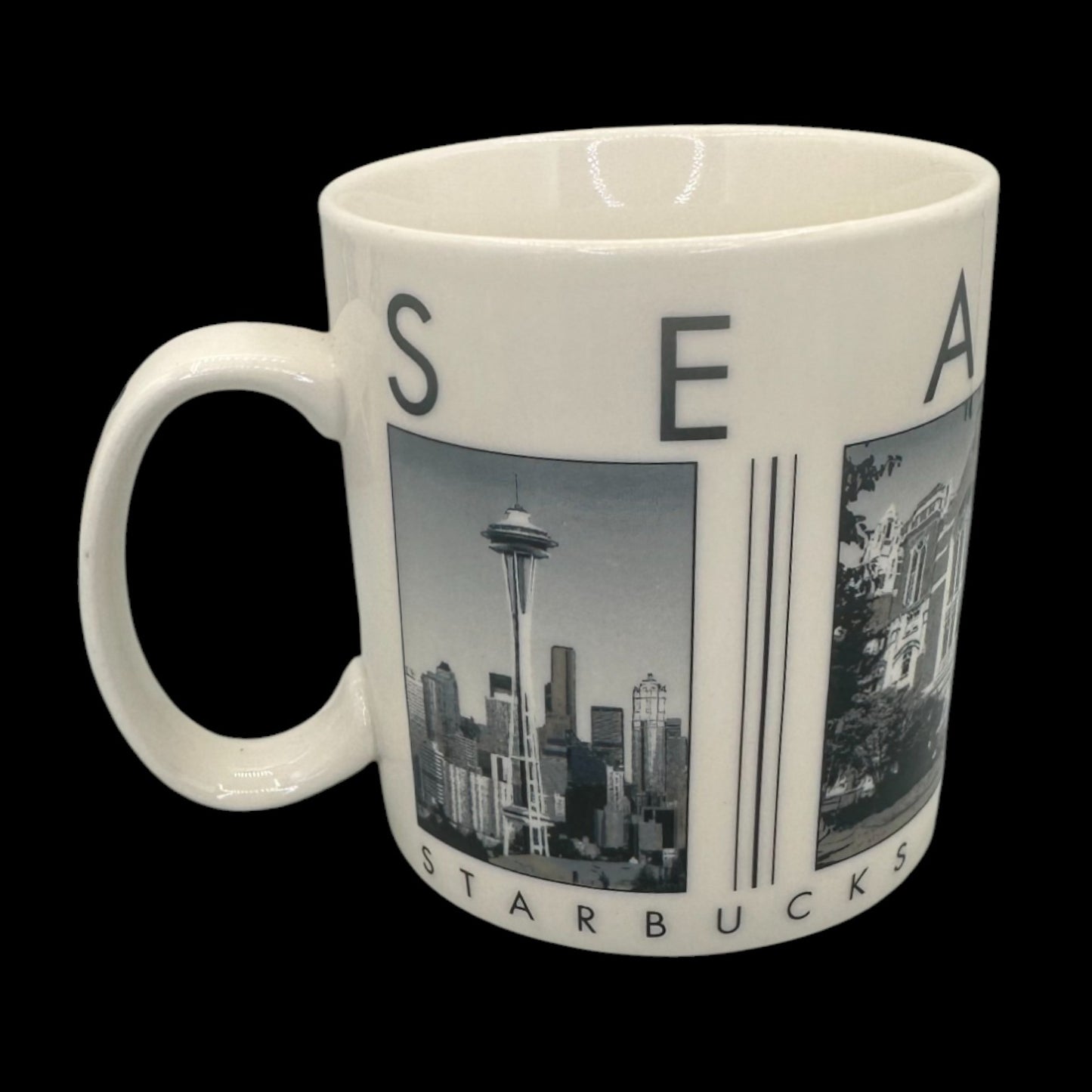 Starbucks Vintage Seattle Mug – 2003 City Scenes Barista Series Replacement Mug