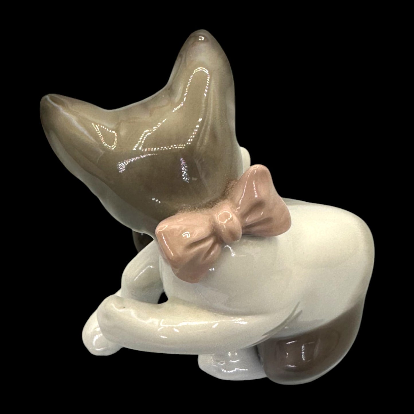 Lladro "Cat and Mouse" Porcelain Figurine – Model 5236, Vintage 1980s