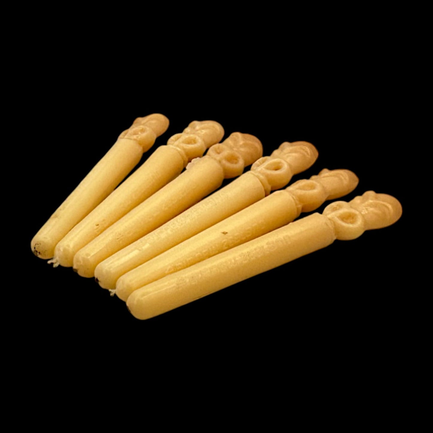 Vintage Air New Zealand Maori-Style Plastic Toothpicks – 1970s Airline Memorabilia