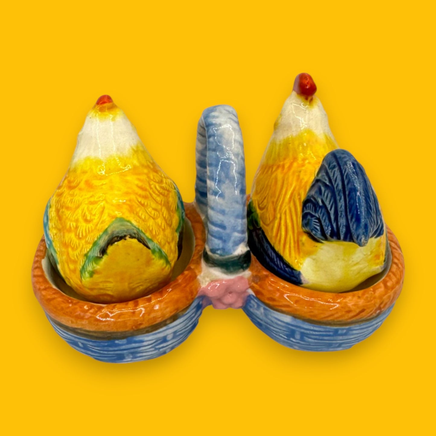 Occupied Japan Chicken Salt and Pepper Shakers – 1940s Vintage Collectible