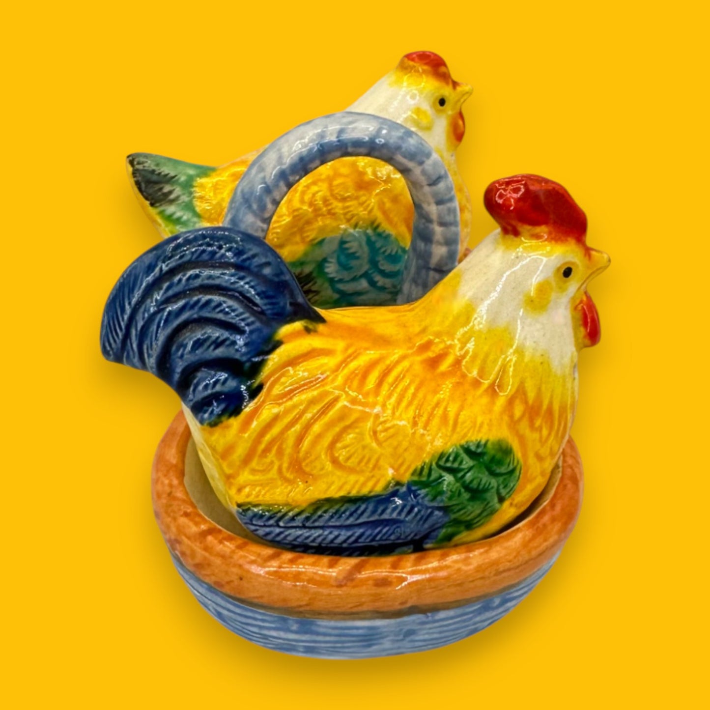 Occupied Japan Chicken Salt and Pepper Shakers – 1940s Vintage Collectible