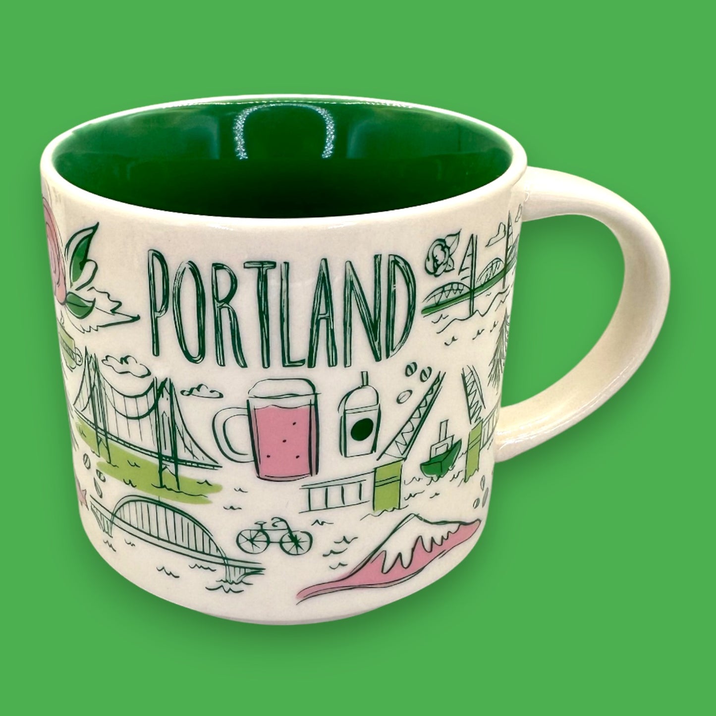 Starbucks Portland Been There Series Ceramic Coffee Mug Replacement Mug