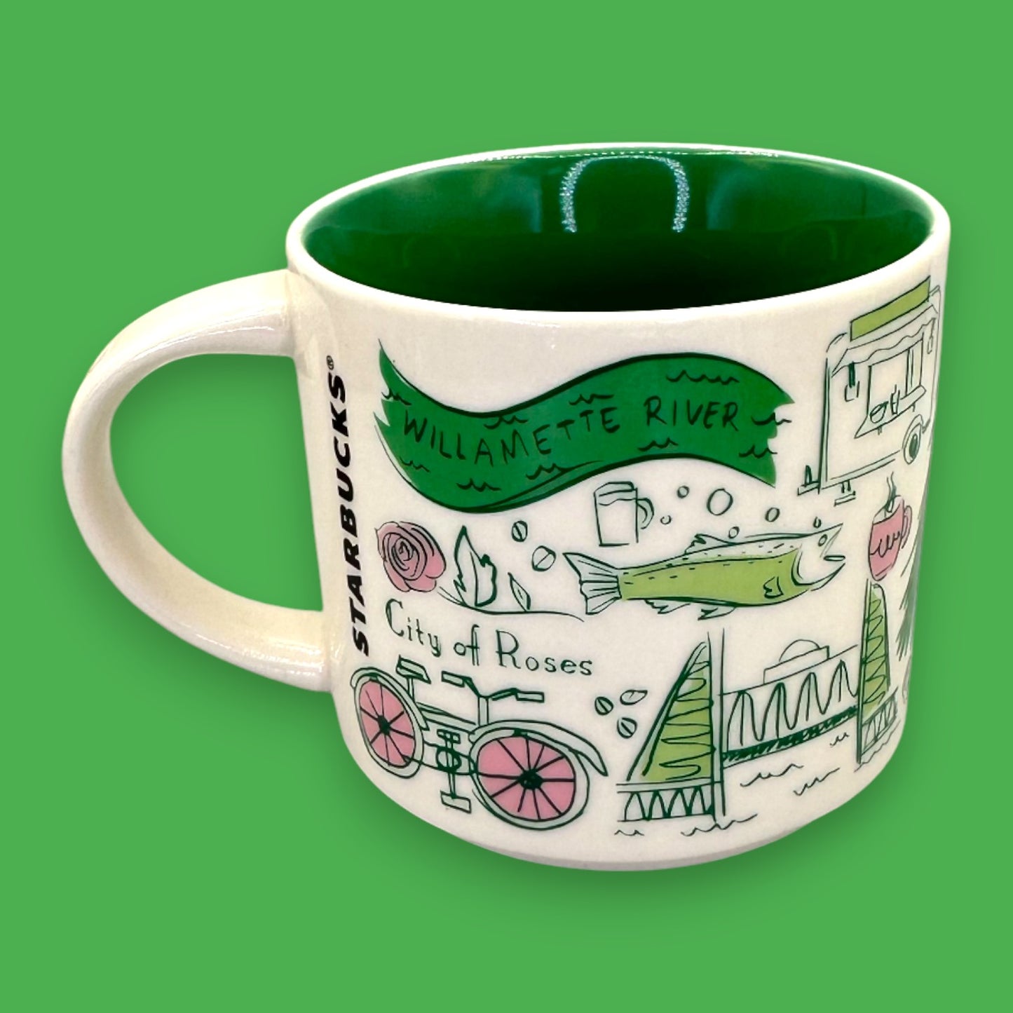 Starbucks Portland Been There Series Ceramic Coffee Mug Replacement Mug