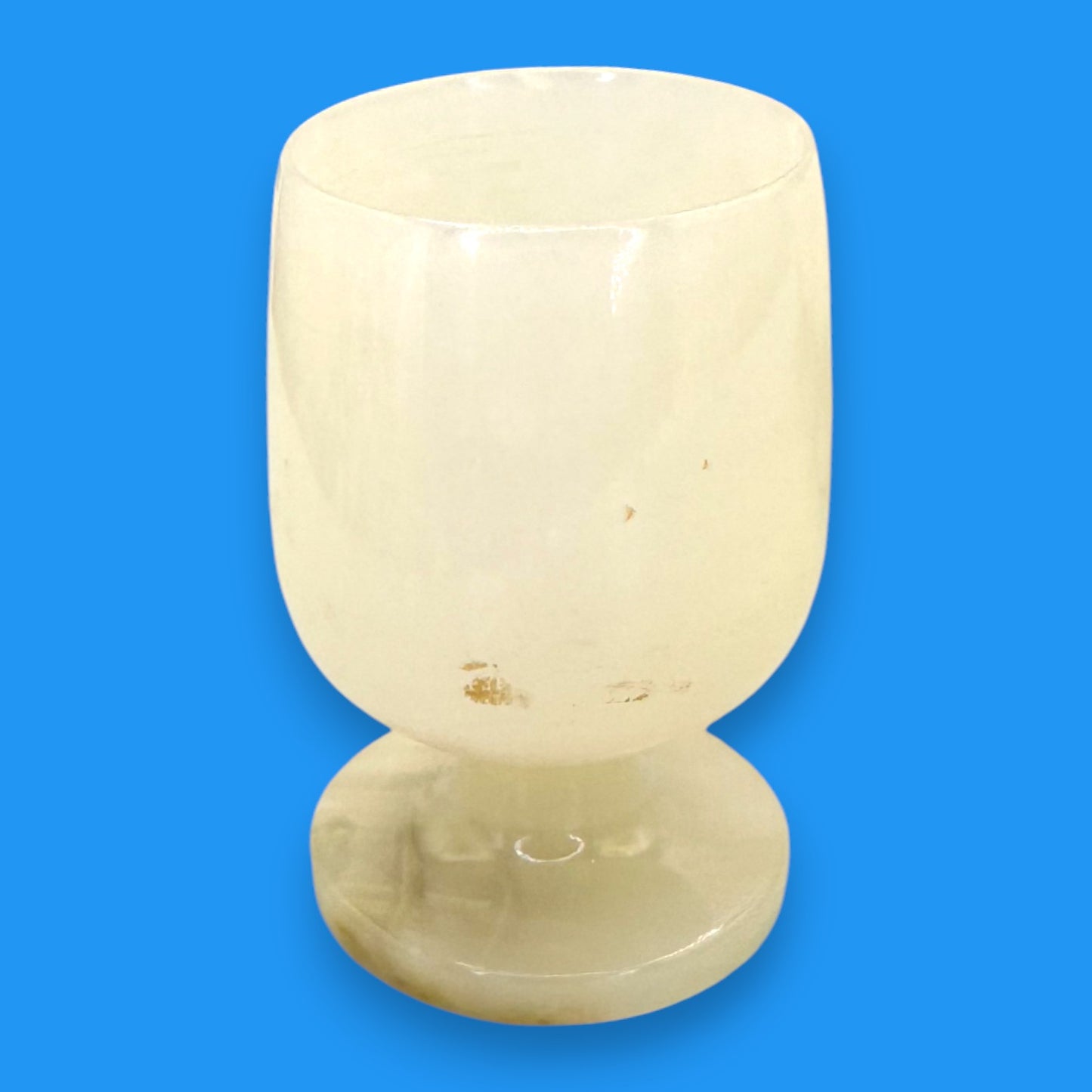 Vintage Onyx Marble Wine Goblets – Mid-Century Barware Set of 4