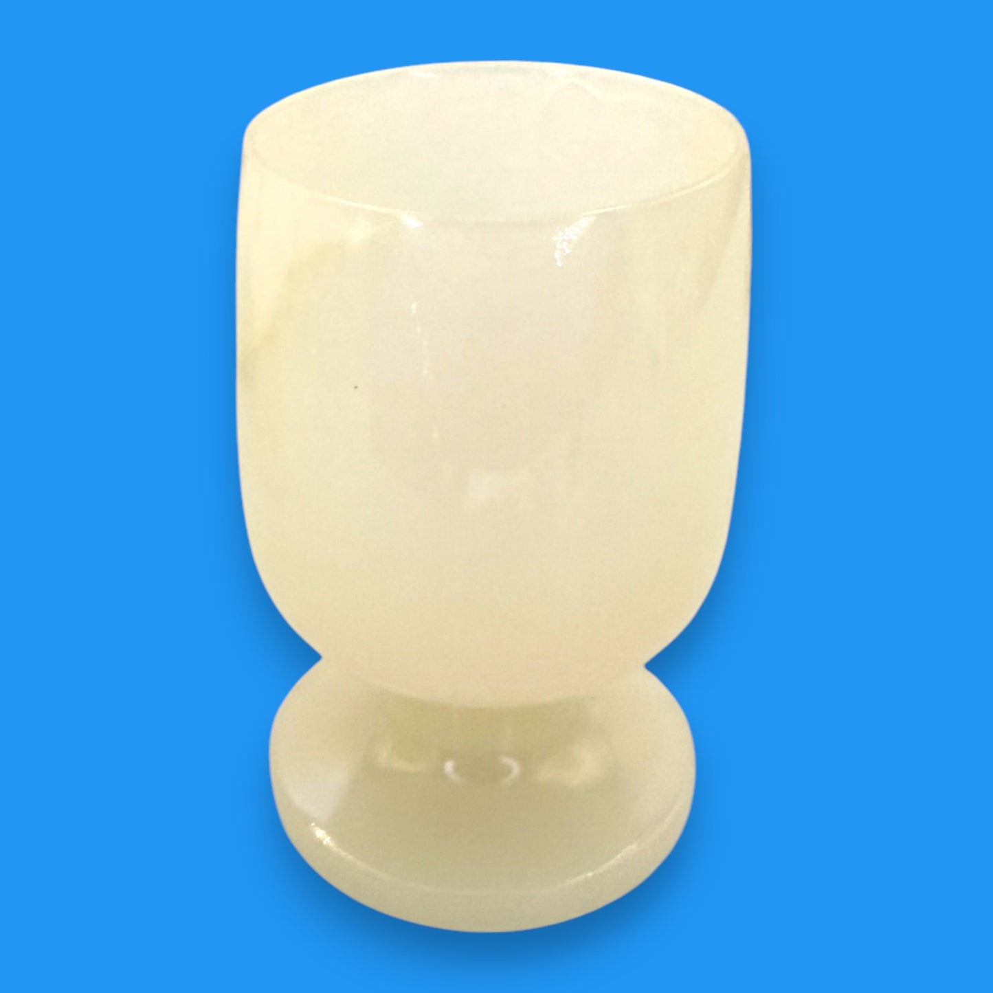 Vintage Onyx Marble Wine Goblets – Mid-Century Barware Set of 4