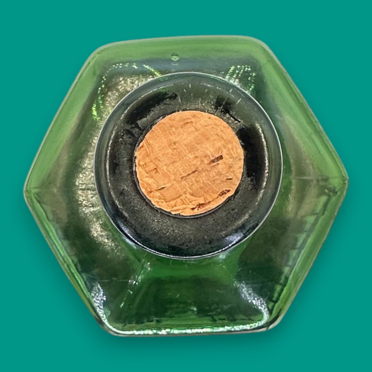 Antique Green Poison Bottle – Embossed “NOT TO BE TAKEN” Hexagonal 20oz