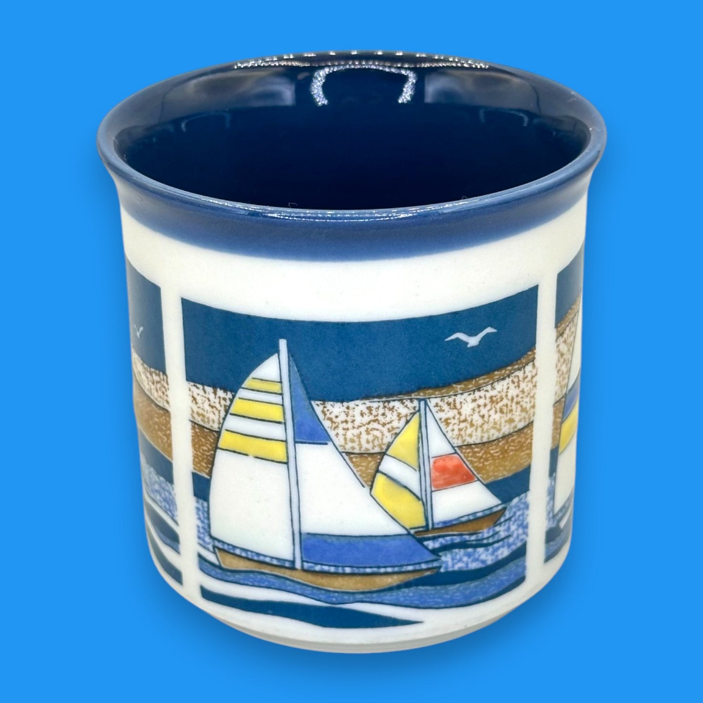 Vintage Sailboat Themed Mug – Otagiri Japan Replacement Mug