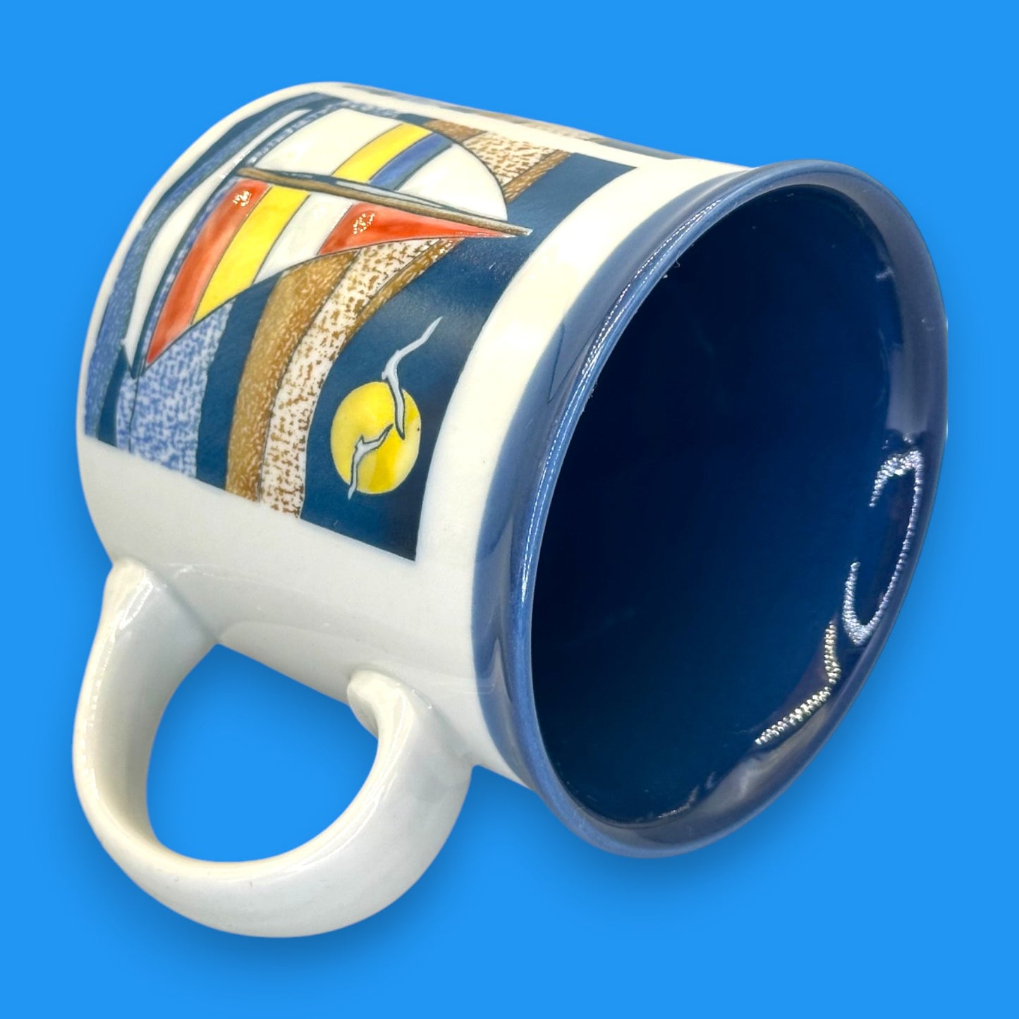 Vintage Sailboat Themed Mug – Otagiri Japan Replacement Mug