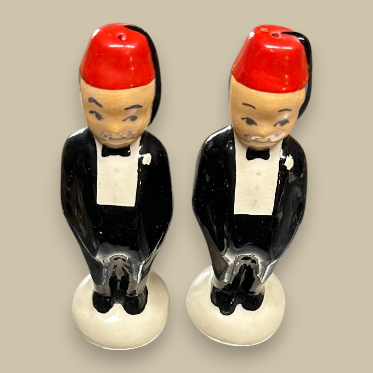Vintage Shriner Salt & Pepper Shakers - RARE