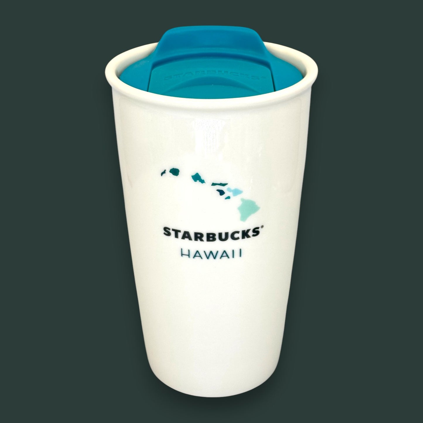 Starbucks Hawaii Ceramic Travel Mug - Hawaiian Islands - Replacement Mug 12 fl/oz