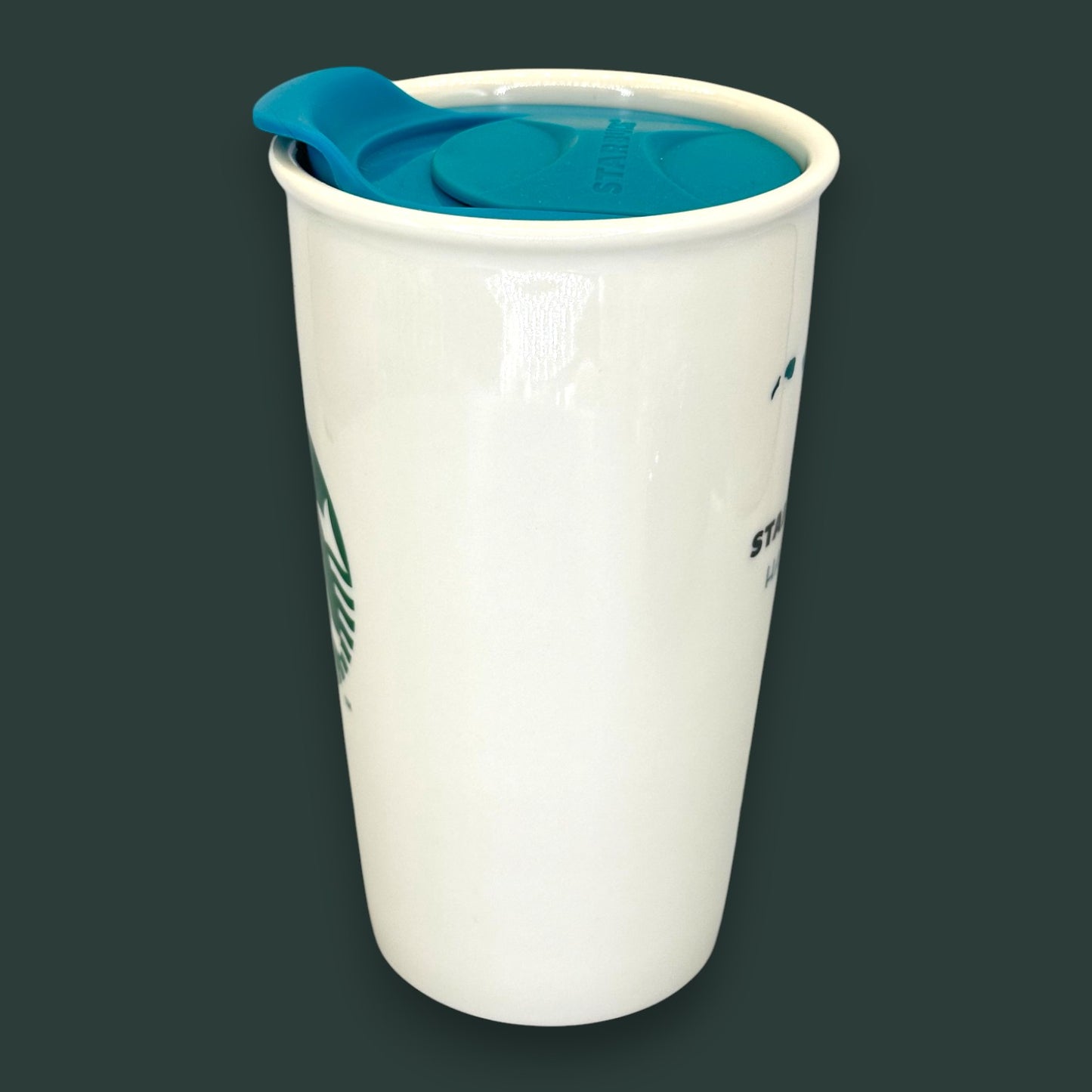 Starbucks Hawaii Ceramic Travel Mug - Hawaiian Islands - Replacement Mug 12 fl/oz