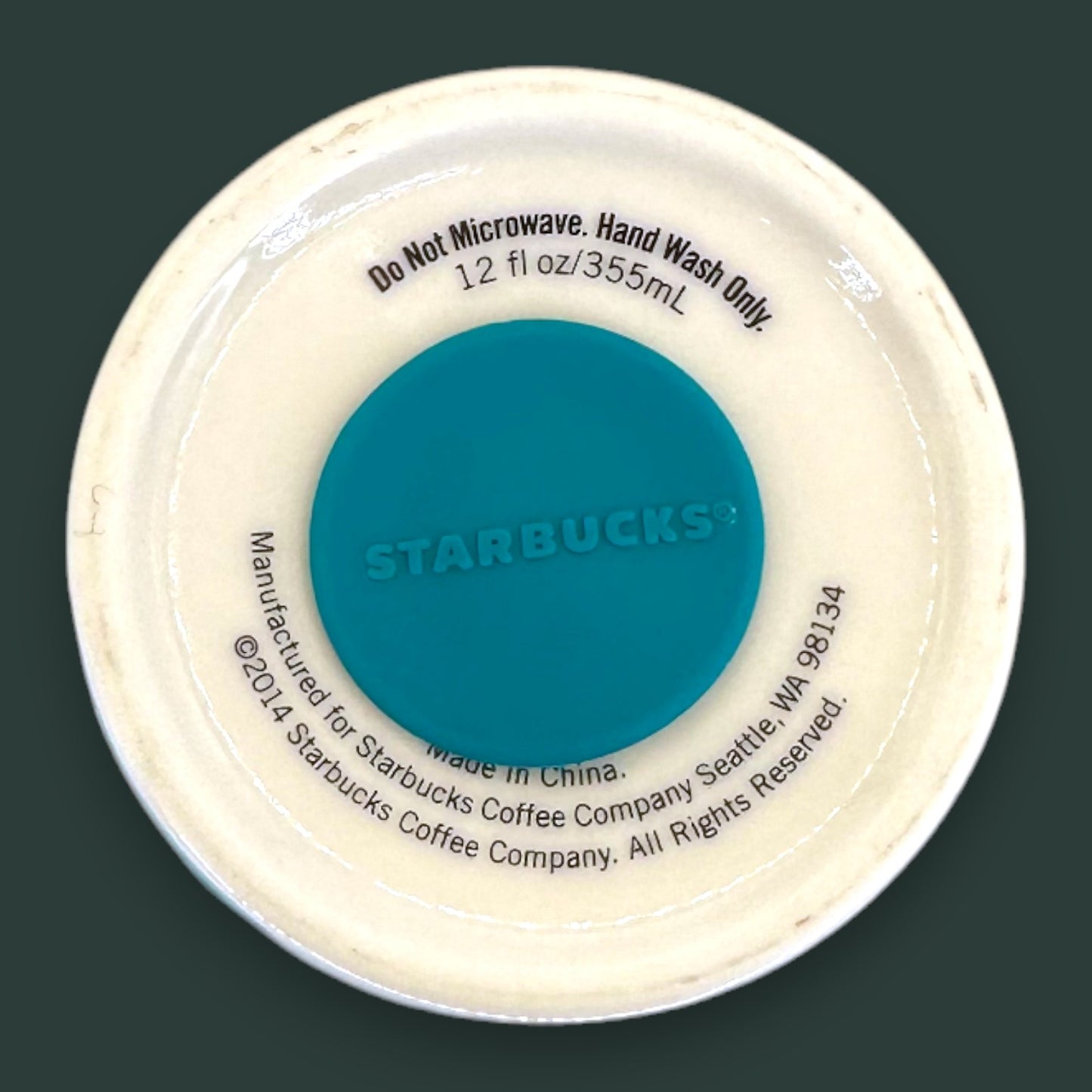 Starbucks Hawaii Ceramic Travel Mug - Hawaiian Islands - Replacement Mug 12 fl/oz