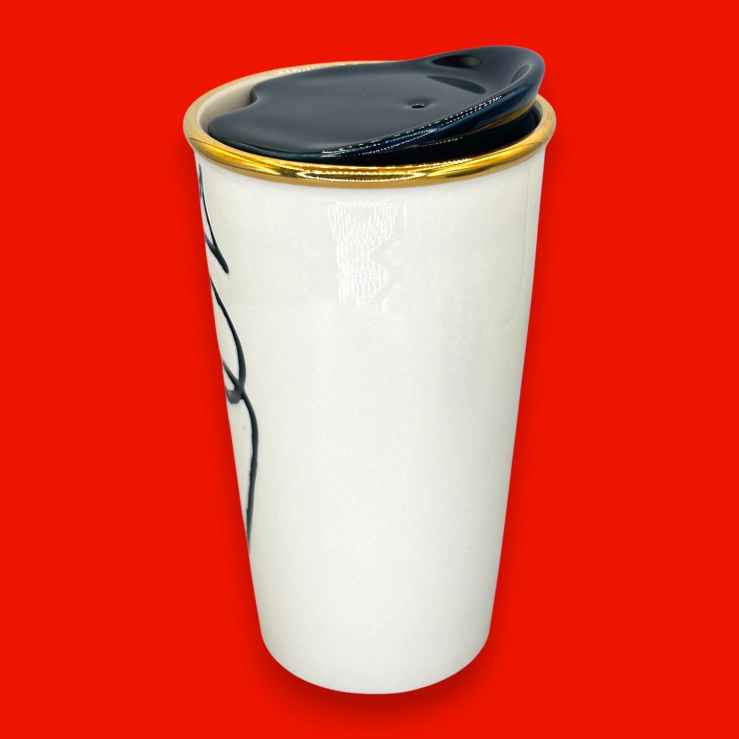Starbucks Siren Anniversary Face Ceramic Travel Mug - Replacement Mug 10 fl/oz